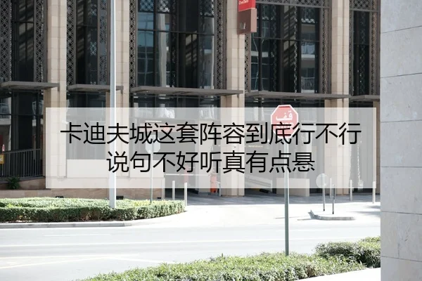 卡迪夫城这套阵容到底行不行 说句不好听真有点悬
